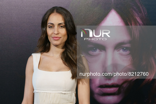Spanish actress Hiba Aboukhris Benslimane, AKA Hiba Abouk atttends the 'Yo Mate A Mi Marido' Photocall at the Santo Mauro Hotel on May 11, 2...