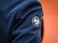 Roland Garros Logo during the Qualifying Day one of Roland-Garros 2022, French Open 2022, Grand Slam tennis tournament on May 16, 2022 at th...