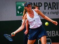 Jessika PONCHET of France during the Qualifying Day one of Roland-Garros 2022, French Open 2022, Grand Slam tennis tournament on May 16, 202...