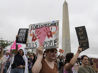 Demonstrators from PLANNED PARENTHOOD’S movement  hold a rally about Bans Off our Bodies and march to US Supreme Court to support abortion,...