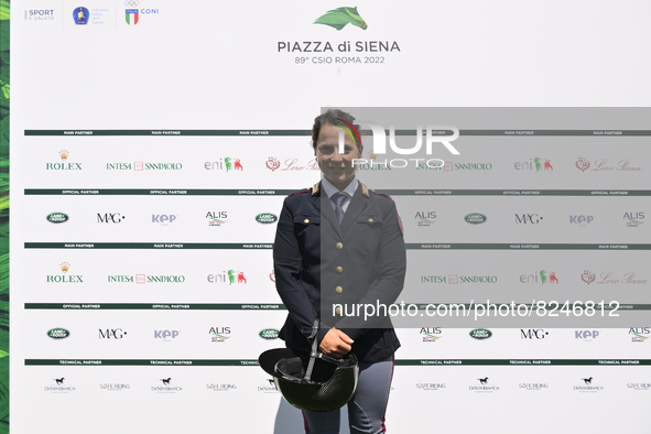 Francesca Ciriesi during the press conference for the presentation of the 89° CSIO di Roma Piazza di Siena - Master d'Inzeo, 17 May 2022, Pi...