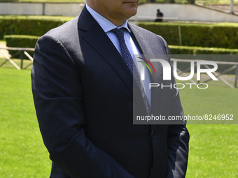 Roberto Gualtieri Mayor of Rome during the press conference for the presentation of the 89° CSIO di Roma Piazza di Siena - Master d'Inzeo, 1...