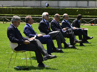 The press conference for the presentation of the 89° CSIO di Roma Piazza di Siena - Master d'Inzeo, 17 May 2022, Piazza di Siena, Rome, Ital...