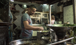 Ibrahim, University student, but he works in a small restaurant on the Egyptian domestic i...