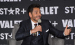 Actor Eugenio Derbez gesticulates while speak during   The Valet film press conference at...