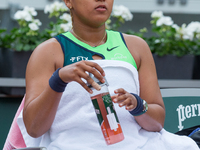 Naomi Osaka (JPN) during the day two of he Roland-Garros Open tennis tournament in Paris, France, on May 23, 2022. (