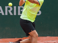 Kamil Majchrzak (POL) during the day two of he Roland-Garros Open tennis tournament in Paris, France, on May 23, 2022. (