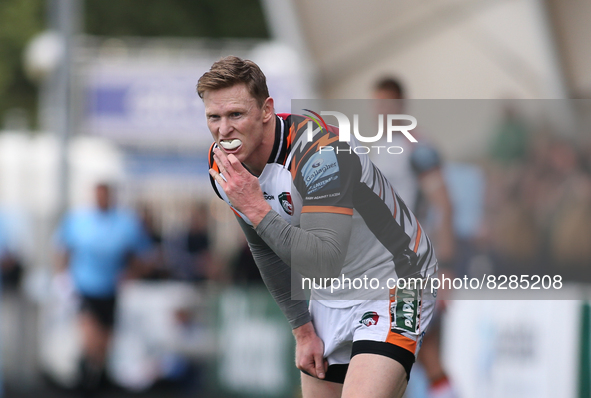  Leicester Tiger's Chris Ashton  during the Gallagher Premiership match between Newcastle Falcons and Leicester Tigers at Kingston Park, New...