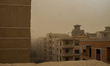 Sandstorm swept through the city of Cairo and Egyptian provinces on October 6, 2015 withou...