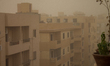 Sandstorm swept through the city of Cairo and Egyptian provinces on October 6, 2015 withou...