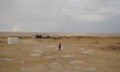 A powerful sand storm sweeping the western desert an marks the begining of Winter at al-Bu...