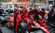 Carlos Sainz of Scuderia Mission Winnow Ferrari celebrate after the race of Monaco Grand P...