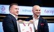 Cezary Kulesza and Rafal Brzoska during the press conference on the announcement of InPost...