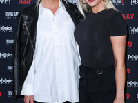 American radio host Tanya Rad and Raquelle Stevens arrive at the Los Angeles Premiere Of TaTaTu's 'Giving Back Generation' Seasons 2 And 3 h...