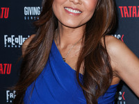 Nutritionist Serena Poon arrives at the Los Angeles Premiere Of TaTaTu's 'Giving Back Generation' Seasons 2 And 3 held at The London Hotel W...