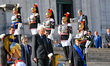 The parade for the 76th Italian Republic Day. The President of the Italian Republic, Sergi...