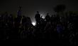 A group of people during the second day of NosPrimavera Sound Porto, at Parque da Cidade,...