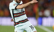 Bernardo Silva (Manchester City) of Portugal controls the ball during the UEFA Nations Lea...