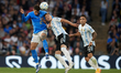 Giovanni Di Lorenzo (SSC Napoli) of Italy and Giovani lo Celso (Villarreal CF) of Argentin...