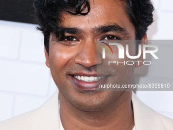 Indian actor Anupam Tripathi arrives at Netflix's 'Squid Game' Los Angeles FYSEE Special Event held at Raleigh Studios on June 12, 2022 in L...