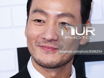 South Korean actor Park Hae-soo arrives at Netflix's 'Squid Game' Los Angeles FYSEE Special Event held at Raleigh Studios on June 12, 2022 i...