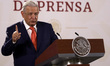 June 13, 2022, Mexico City, Mexico: Mexico's President Andres Manuel Lopez Obrador gesticu...