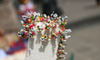 June 16, 2022, Toluca, Mexico: Craftswomen offers their different palm products outside of...
