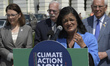 US Representative Pramila Jayapal(D-WA) alongside Congressional Progressive Caucuss member...