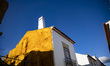 A house in the city center of Tomar, Portugal on June 20, 2022. 