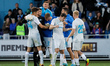 Zenit players celebrate victory during the PARI Premier Cup preseason tournament match bet...