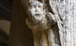 Detail of a sculpture in the Convent of Christ in Tomar, Portugal on June 21, 2022. Founde...