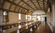 Refectory in the Convent of Christ in Tomar, Portugal on June 21, 2022. Founded first in 1...