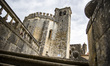Outside view of the Convent of Christ in Tomar, Portugal on June 21, 2022. Founded first i...