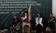 Micaela Cabanas, talks  during the ceremony 'Access to Truth, the historical clarification...