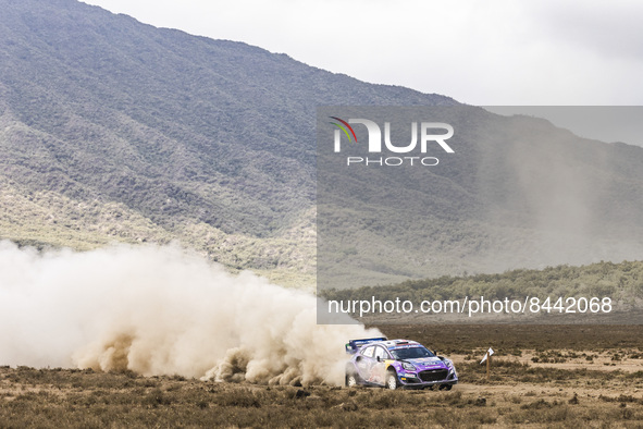 19 LOEB Sebastien (fra), GALMICHE Isabelle (fra), M-Sport Ford World Rally Team, Ford Puma Rally 1, action during the Safari Rally Kenya 202...