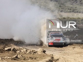 69 ROVANPERA Kalle (fin), HALTTUNEN Jonne (FIN), Toyota Gazoo Racing WRT, Toyota GR Yaris Rally 1, action during the Safari Rally Kenya 2022...