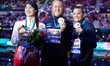 Yufei Zhang of China Bronze medal, Sarah Sjostrom of Sweden Gold medal, Melanie Henique of...