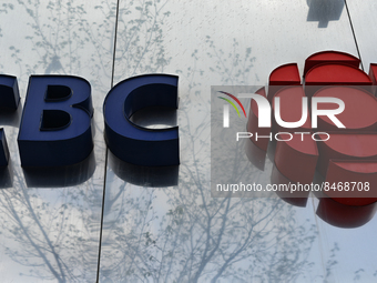 Logo of the Canadian Broadcasting Corporation, CBC/Radio-Canada, a Canadian public broadcaster for both radio and television. Friday, May 2... by Artur Widak/NurPhoto