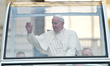 Pope Francis during his weekly general audience Wednesday in St. Peter's Square, at the Va...