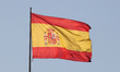 Flag of Spain is seen on the Royal Palace in Madrid, Spain on June 28, 2022. 