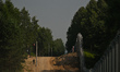 General view of a part of the new wall on the Polish-Belarusian border.Prime Minister Mat...