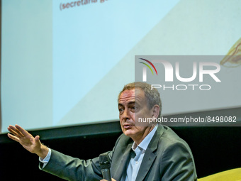 The former President of Spain, Jose Luis Rodriguez Zapatero, explains his ideas about the role of "Spain in the world in the face of the fut...