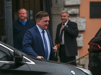 The U.S. Consul General in Krakow, Patrick T. Slowinski pictured leaving the US Consulate in Krakow.
On Friday, July 08, 2022, in Krakow, Po...