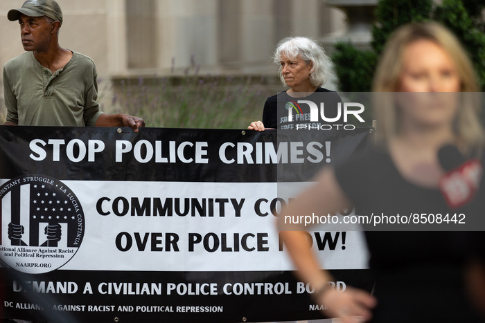 Vigil And Rally For Jayland Walker At Department Of Justice
