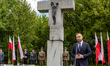 President of Poland, Andrzej Duda speaks during National Day of Remembrance of the Victims...