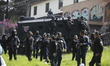 National Guard and anti-riot police during an operative after the shooting due to a confro...