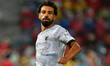 Mohamed Salah of Liverpool in action during the preseason match between Manchester United...