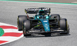 Lance Stroll of Canada driving the (18)  Aston Martin Aramco Cognizant F1 Team AMR22 Merce...