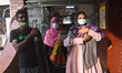 Child patients receive treatment inside the Dhaka Children's Hospital in Dhaka, Bangladesh...