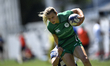 Megan Burns of Ireland in action during the Women's 7S Rugby World Cup Qualifier game betw...